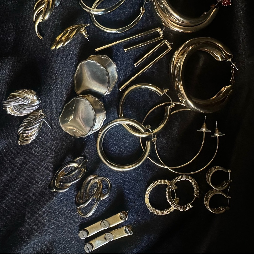 Vintage Earring Lot 20 Pairs - Picture 4 of 5